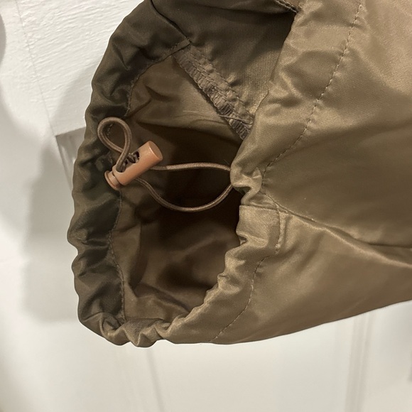 The Frankie Shop Women’s Kevin Track Pants Size Large Khaki Brown Nylon Jogger - Picture 6 of 9